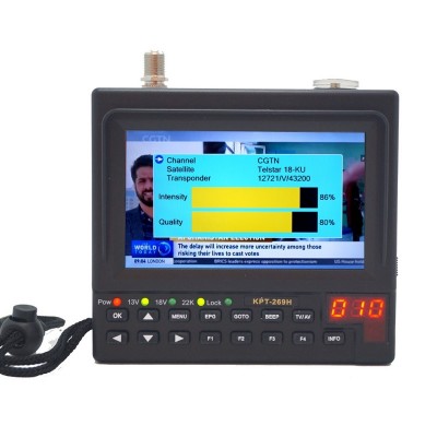 KPT  269H DVB  S2 Satellite Finder Full HD Digital Satellite TV Receiver Finder Meter MPEG  4 HD DVB  S Satellite Finder