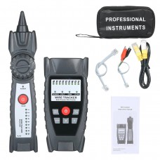 GT67 Wire Tracker Portable Multifunctional RJ11 RJ45 Cable Tester Telephone   Network Line Finder with Headphone for Network Maintenance