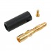 A6549 40 in 1 Car Red and Black Cover Gold  plated 4mm Banana Head Audio Plug