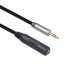 2 PCS   Pack 3662B  02  03 3 5mm Male to 6 35mm Female Audio Cable