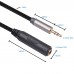 2 PCS   Pack 3662B  02  03 3 5mm Male to 6 35mm Female Audio Cable