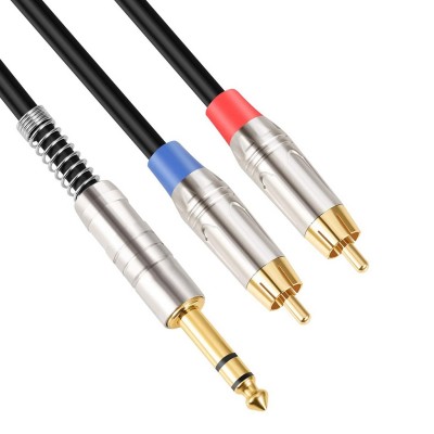 6 35mm Male to Dual RCA Male Audio Cable  Cable Length  3m