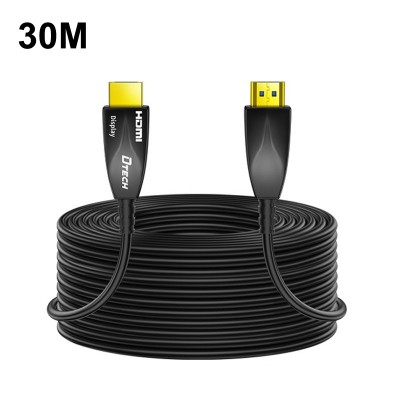 DTECH HDMI 2 0 Version Fiber Optical Line 4K 60Hz Large Screen TV Engineering Wiring  Length  30m