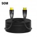 DTECH HDMI 2 0 Version Fiber Optical Line 4K 60Hz Large Screen TV Engineering Wiring  Length  90m